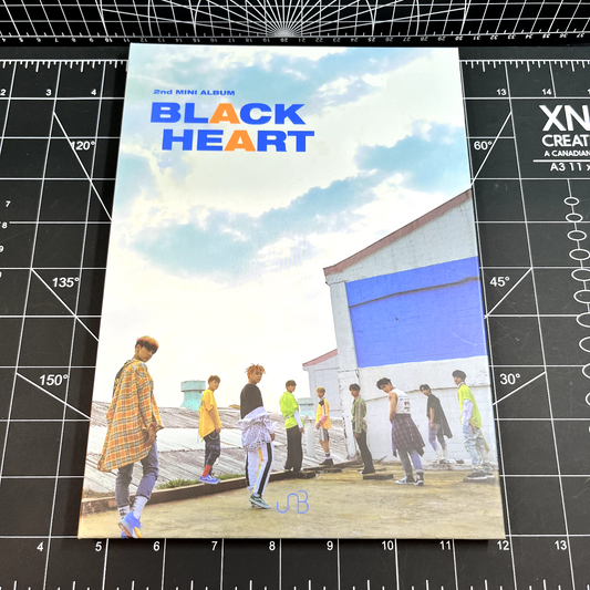 UNB The 2nd Mini Album BLACK HEART (Heart Ver.) - No Photocard