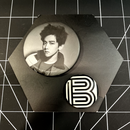 EXO The 2nd Mini Album Overdose Official Merchandise - Baekhyun Badge (Set of 2)