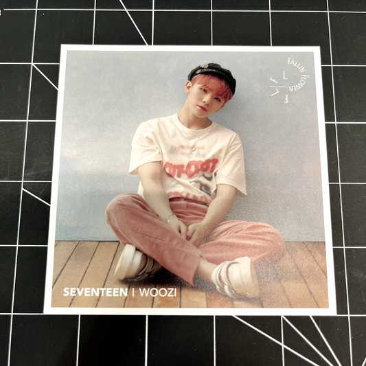 SEVENTEEN The 2nd Japan Single Fallin' Flower - Woozi Square Postcard