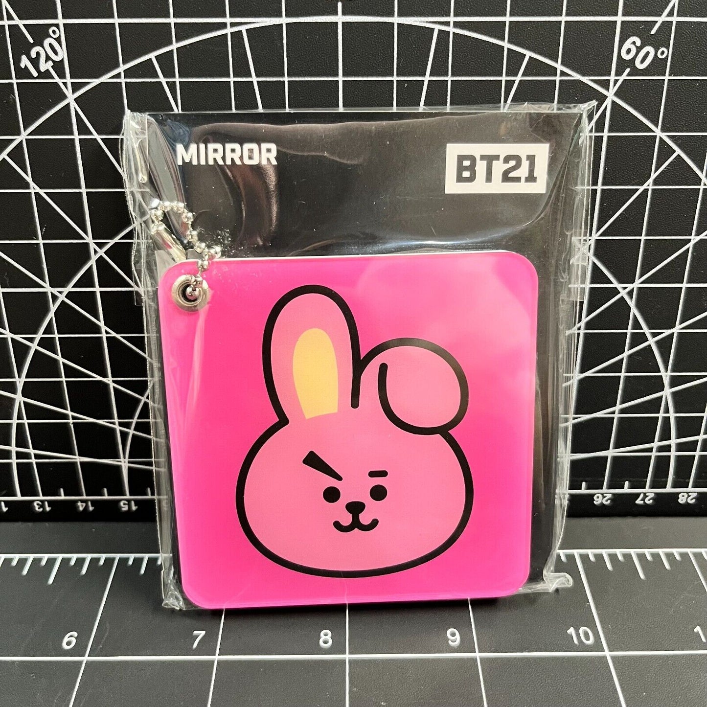 BTS BT21 Official Merchandise - Cooky Mirror Keychain