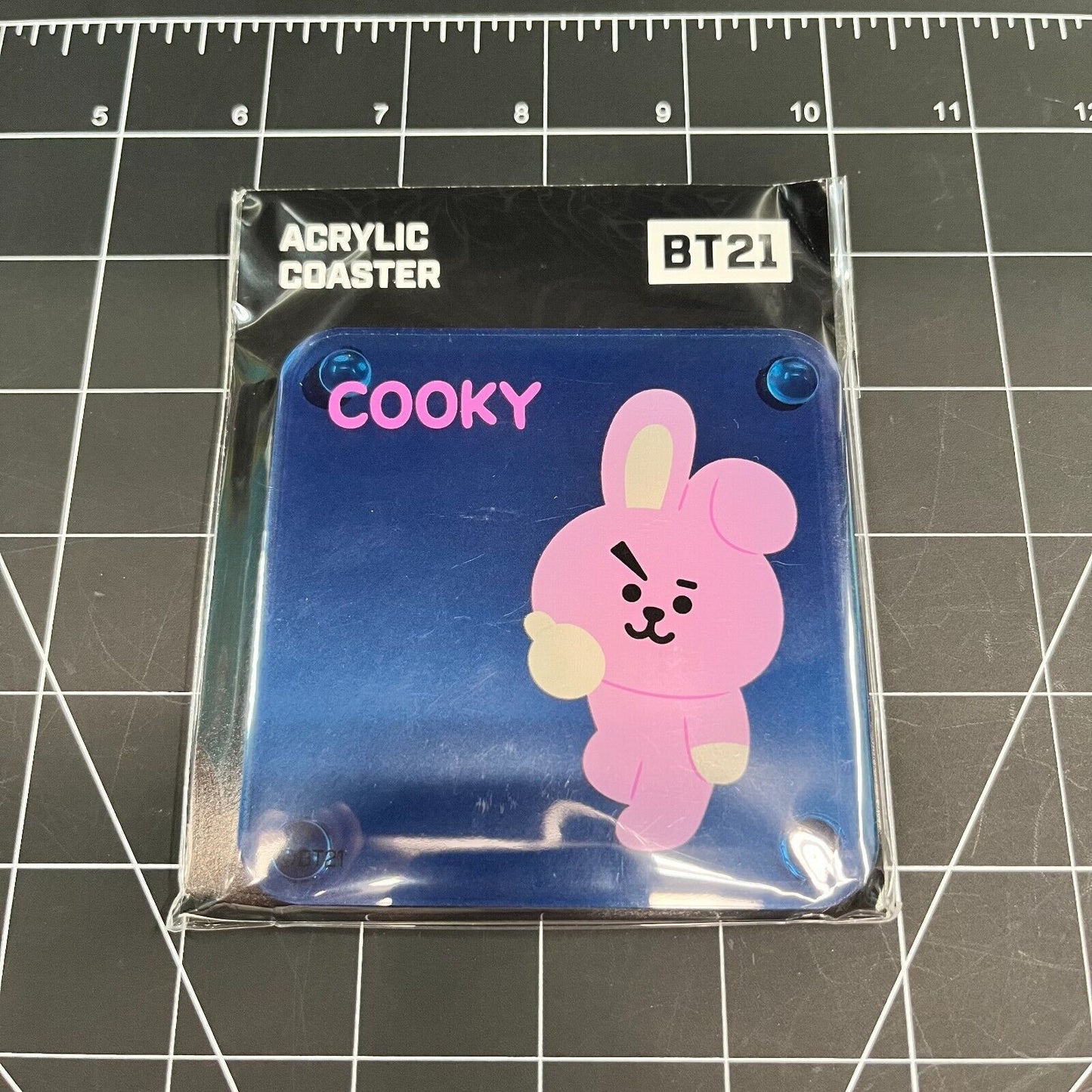 BTS BT21 Official Merchandise - Cooky Acrylic Coaster