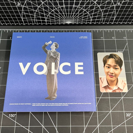 Onew The First Mini Album VOICE - Photocard Included