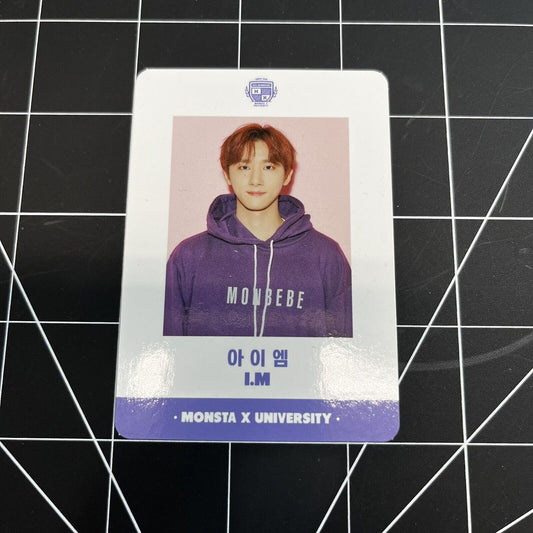 MONSTA X The 5th MONBEBE Official Photocard (Student Card) - I.M