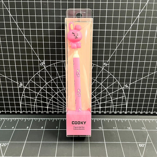 BTS BT21 Official Merchandise - Cooky Figure Gel Pen (0.4mm Black)