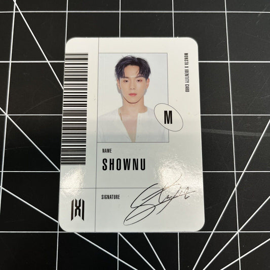 MONSTA X The 7th Mini Album FOLLOW - FIND YOU - Shownu ID Photocard