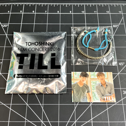 TVXQ! Tohoshinki Film Concert 2016 TILL Official Merchandise - Bracelet