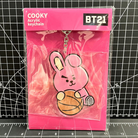 BTS BT21 Official Merchandise - Cooky Acrylic Keychain