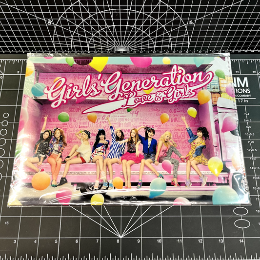 Girls' Generation SNSD Love & Girls Official Merchandise - A4 File