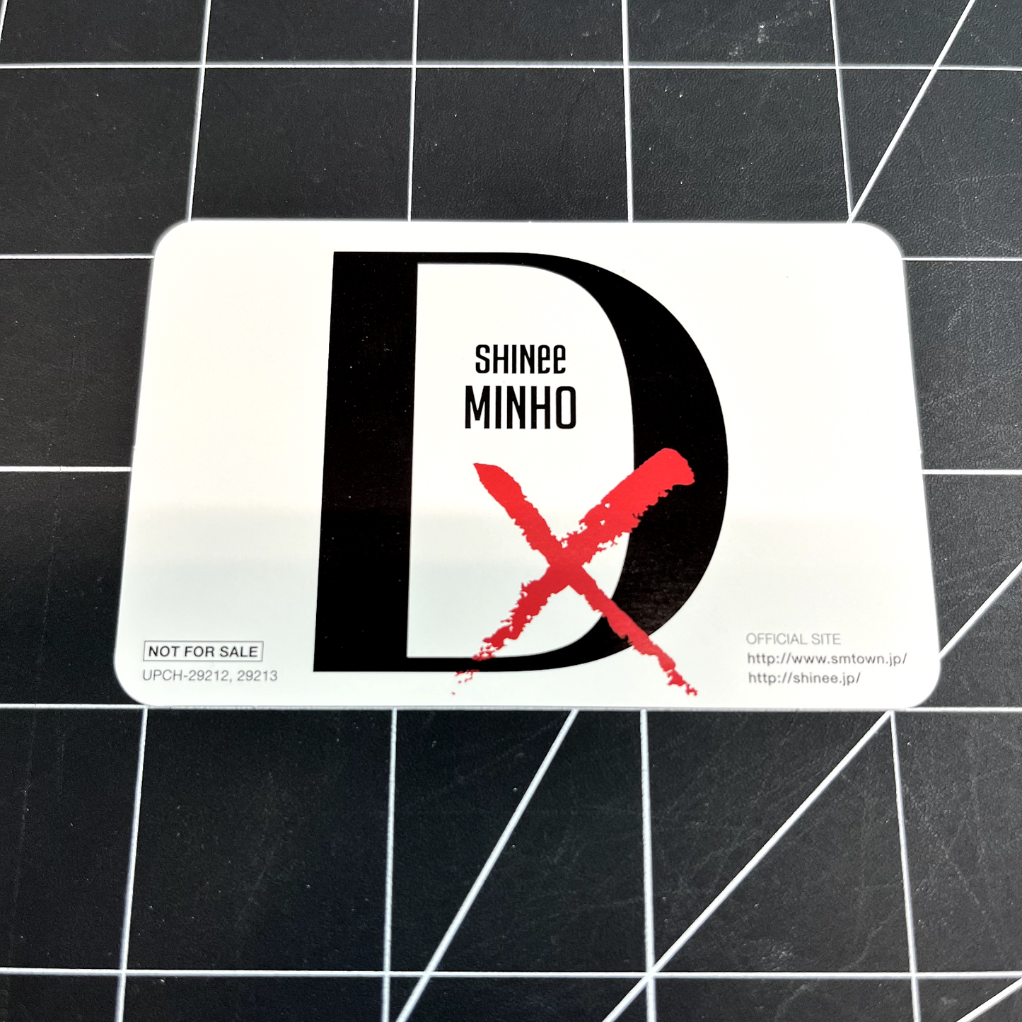 SHINee The 4th Japan Album DxDxD - Minho Photocard