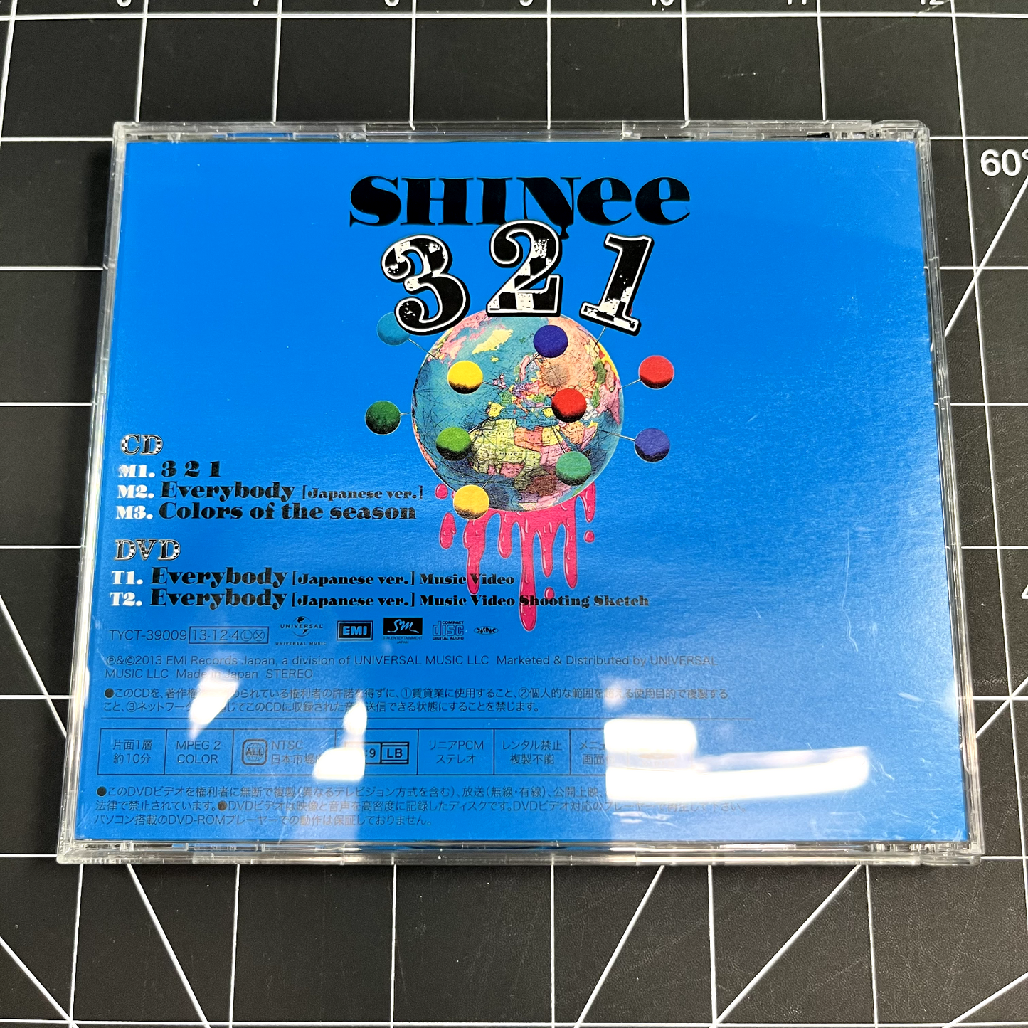 SHINee Japan CD DVD 3 2 1 (Limited Edition) - No Photocard