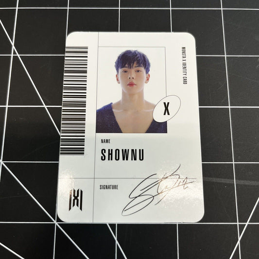 MONSTA X The 7th Mini Album FOLLOW - FIND YOU - Shownu ID Photocard