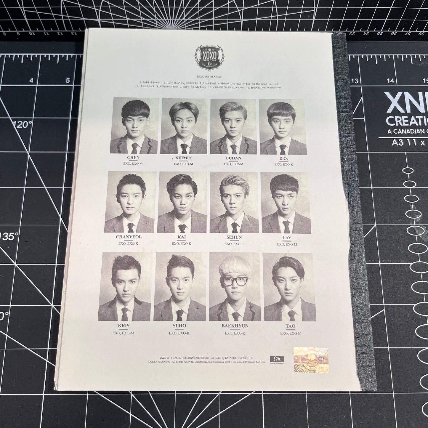 EXO The 1st Album XOXO (Korean Ver.) - No Photocard