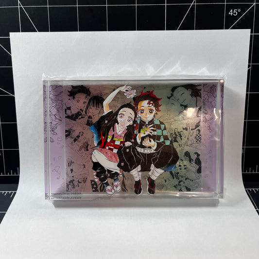 Demon Slayer: Kimetsu no Yaiba Acrylic Block Original Art Exhibition Nagoya