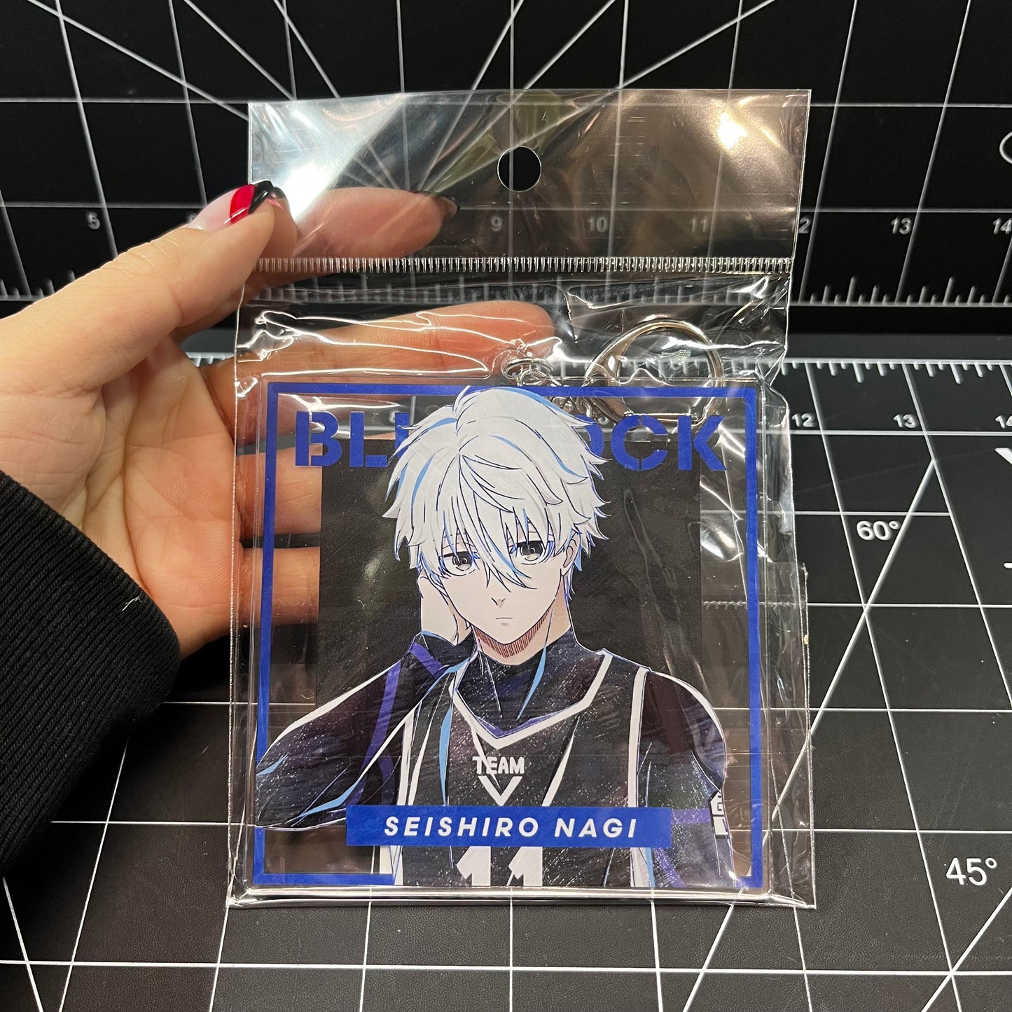 Blue Lock Nagi Seishiro Team V Acrylic Keychain