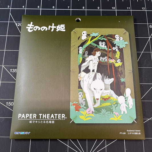 Princess Mononoke Paper Theater Kodama's Forest