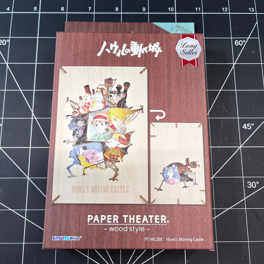 Howl's Moving Castle Paper Theater Wood Style