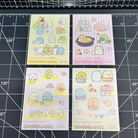 San-X Sanrio Sumikko Gurashi Stickers - Set of 4