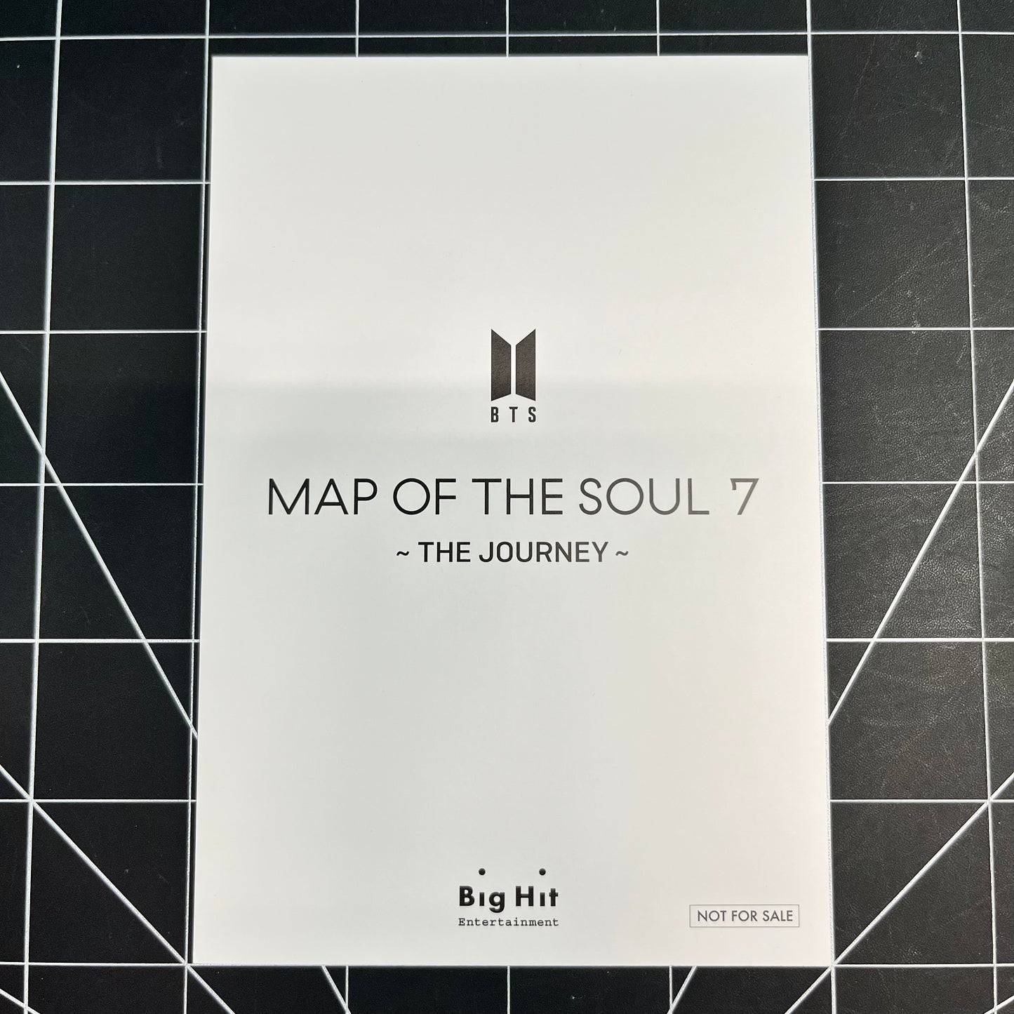 BTS Official Map Of The Soul 7 The Journey Japan Fanclub Postcard - Suga