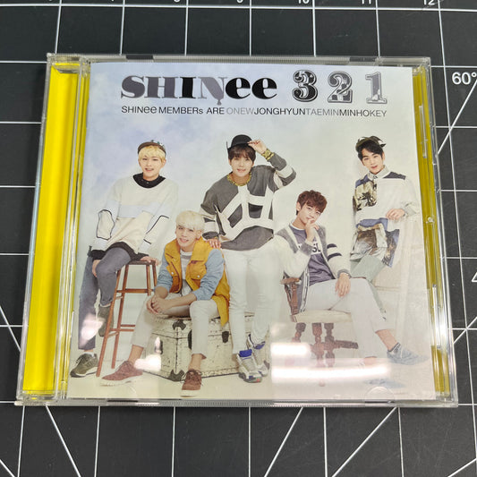 SHINee Japan CD 3 2 1 (Regular Edition) - No Photocard