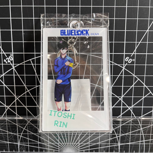 BLUE LOCK Official Limited Edition Itoshi Rin Acrylic Keychain (Polaroid Ver.)
