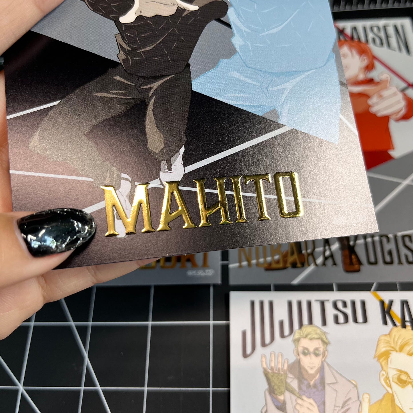 Jujutsu Kaisen Gold Embossed Postcard