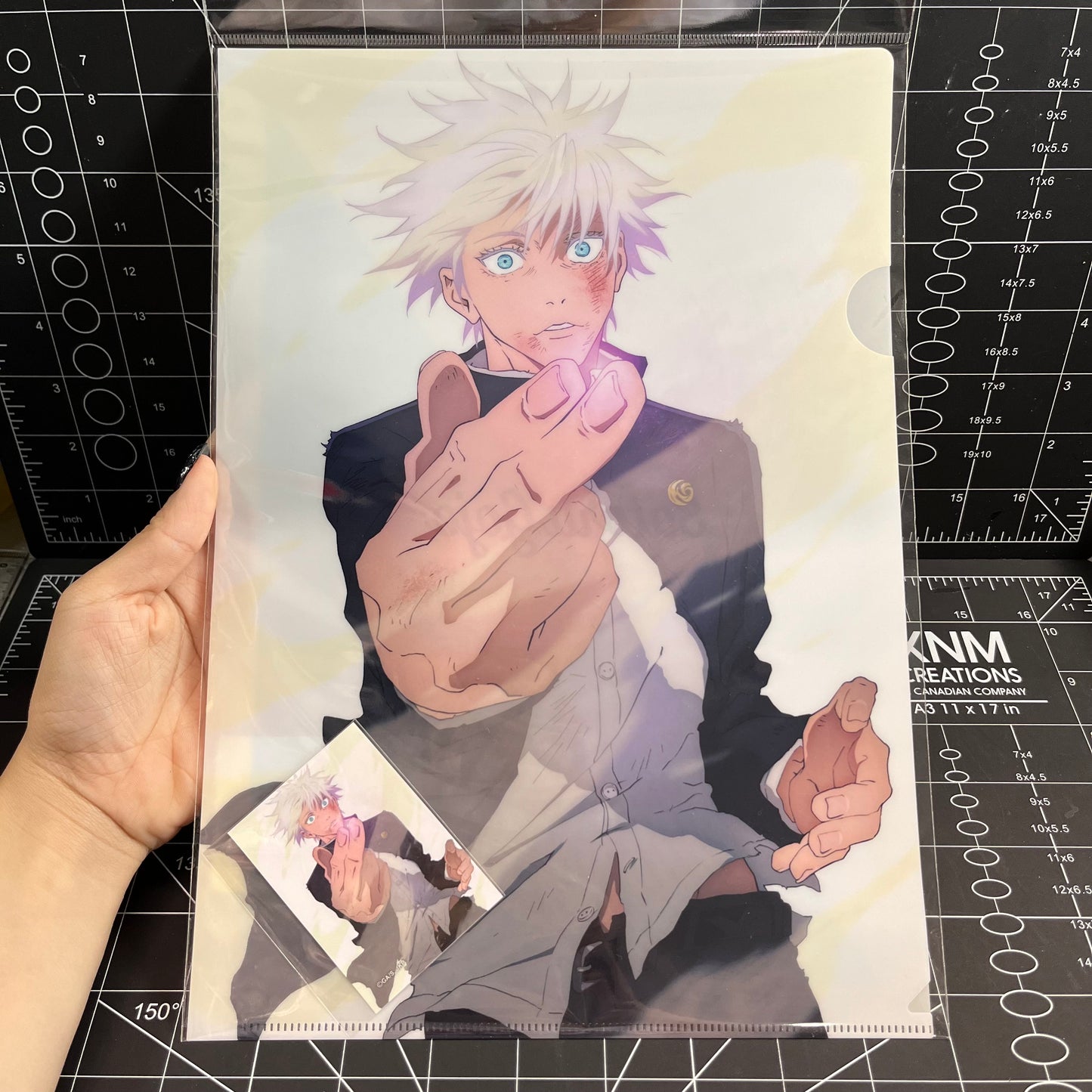 Jujutsu Kaisen Official Exhibition Merchandise Gojo Satoru A4 File with Sticker