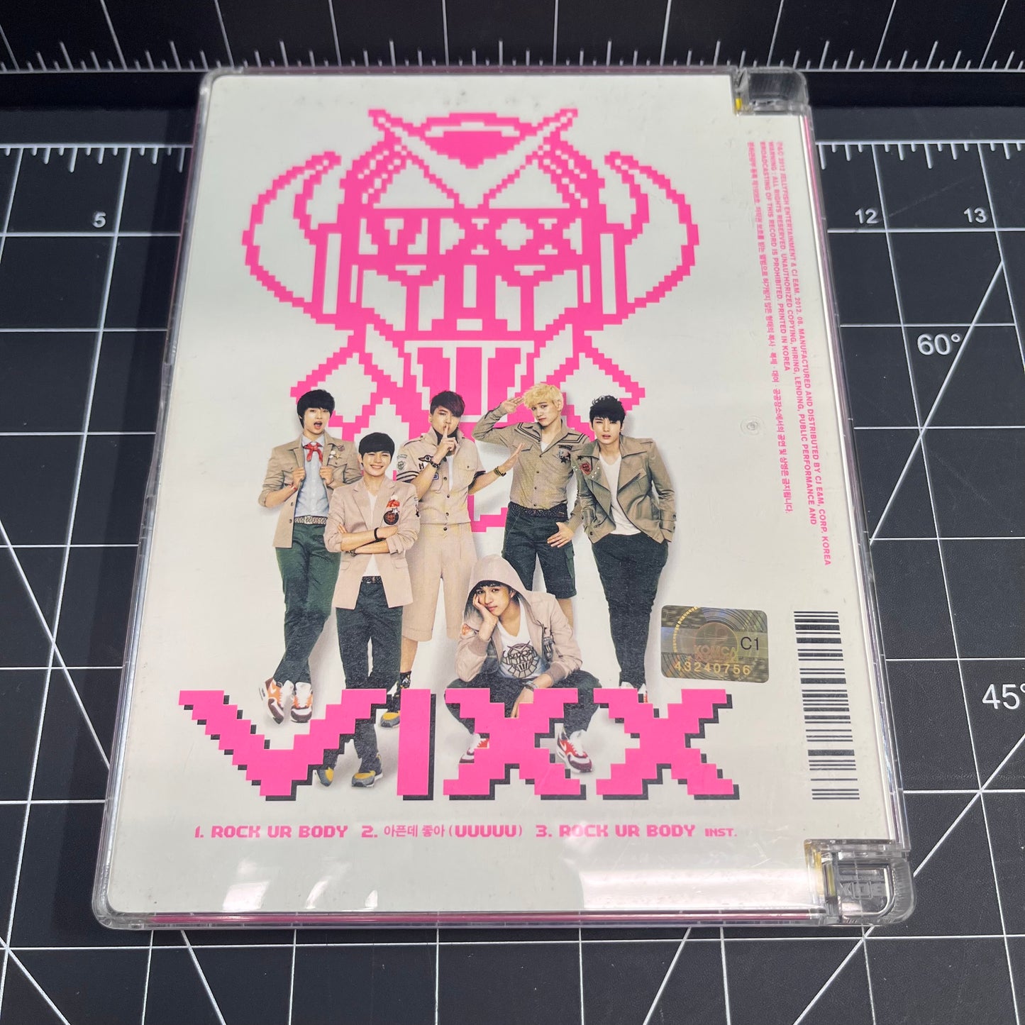 VIXX The 2nd Single Album ROCK UR BODY - No Postcards or Photocard