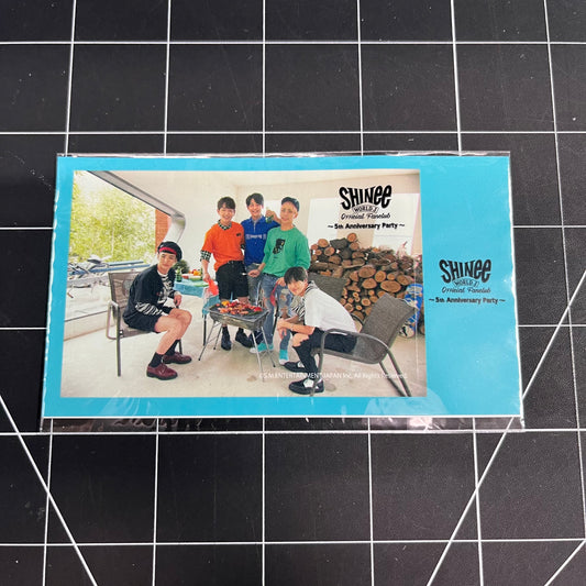SHINee WORLD J Official Fanclub 5th Anniversay Party Travel Card Sticker