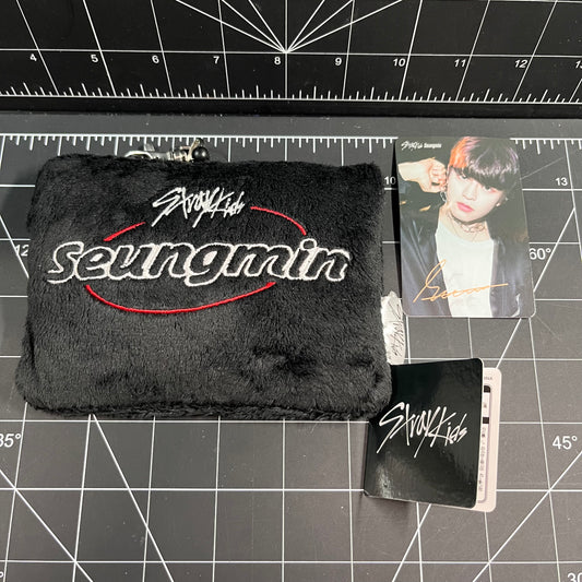 Stray Kids Japan FURYU Merchandise Seungmin Photocard Plush Holder