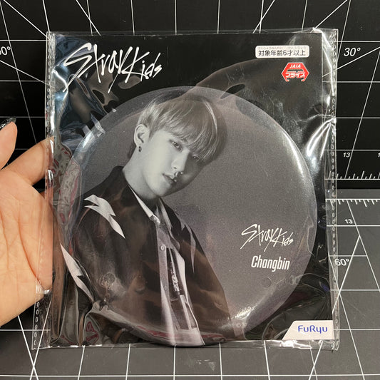 Stray Kids Japan FURYU Merchandise Changbin Large Display Can Badge