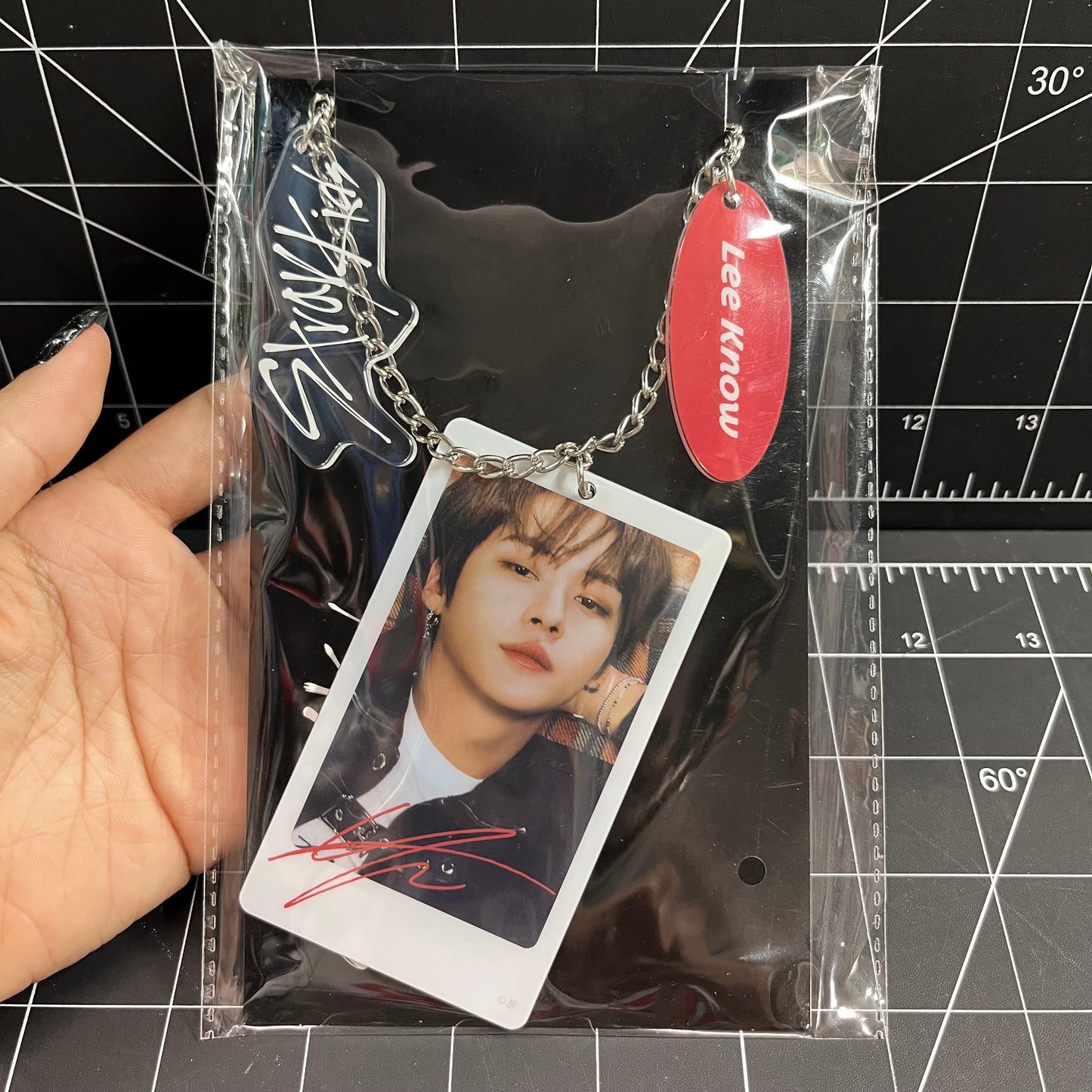 Stray Kids Japan FURYU Merchandise Lee Know Acrylic Bag Charm