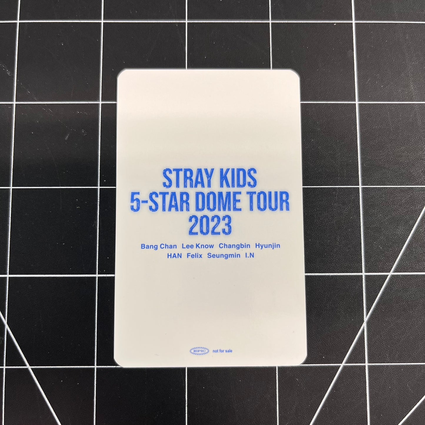 Stray Kids 5-STAR Dome Tour 2023 Fukuoka I.N Photocard (1st Day)