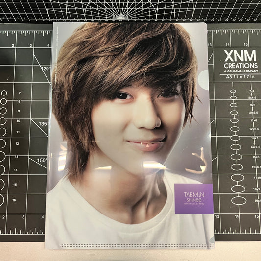 SHINee SMTOWN World Tour Live in Tokyo Official A4 File Merchandise - Taemin