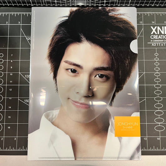 SHINee SMTOWN World Tour Live in Tokyo Official A4 File Merchandise - Jonghyun