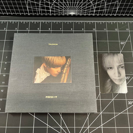 Taemin The 1st Album Press It (Version A) - Photocard Included