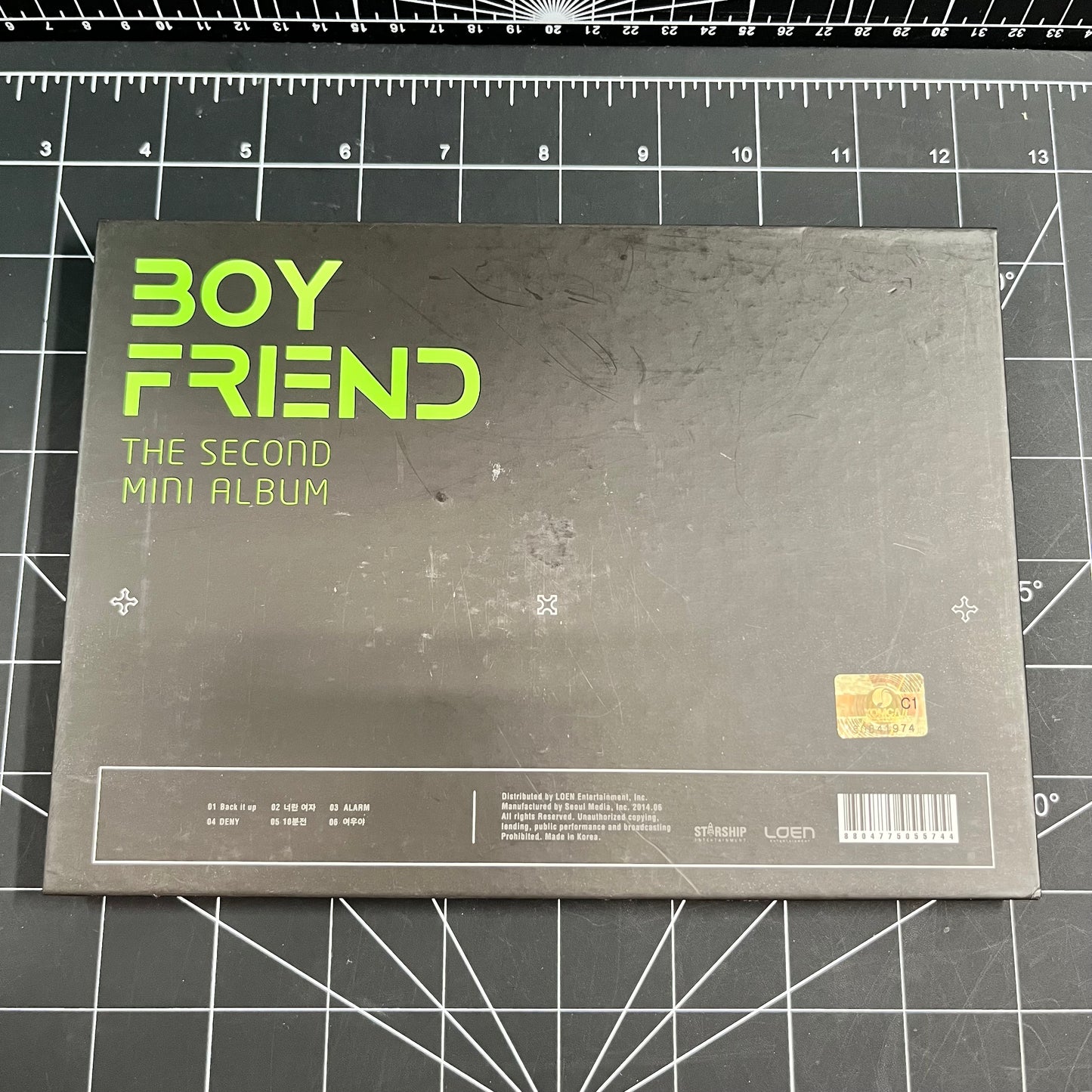 BOYFRIEND The 2nd Mini Album OBSESSION (Signed by Youngmin) - No Photocard