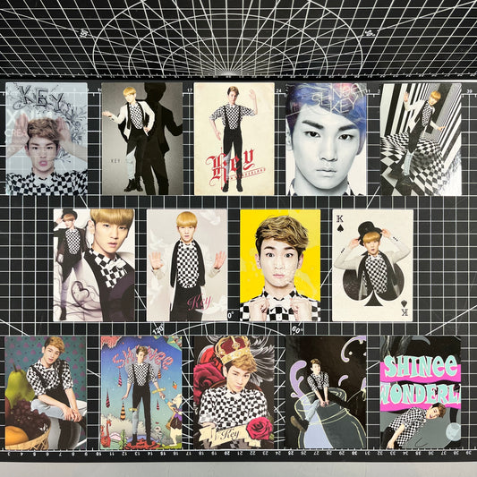 SHINee in Wonderland Official Photocard Star Collection Cards - Key