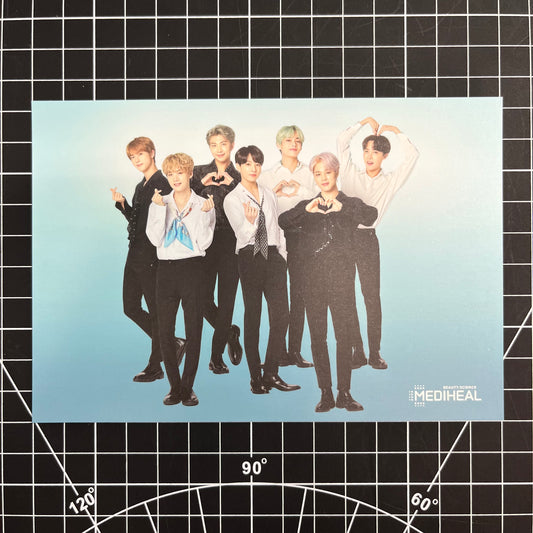 BTS x MEDIHEAL Official Postcards (10.3 x 15.1cm) - Group