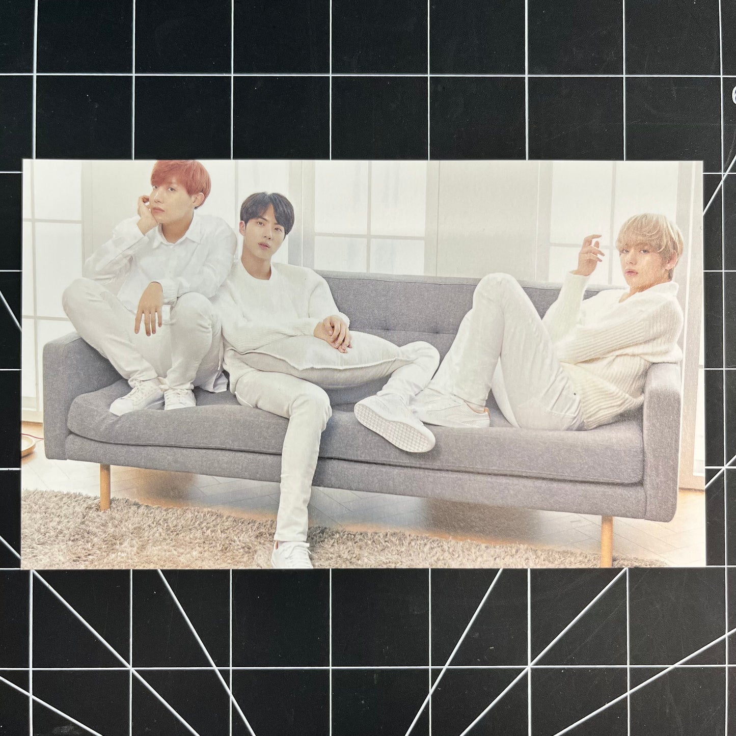 BTS x MEDIHEAL Official Postcards - J-Hope, Jin & Suga