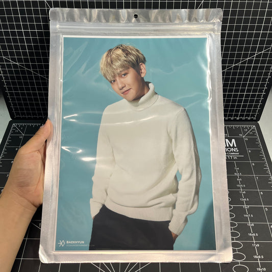 EXO Sing For You SMTOWN Coex Artium Official Merchandise - A4 Baekhyun Photo