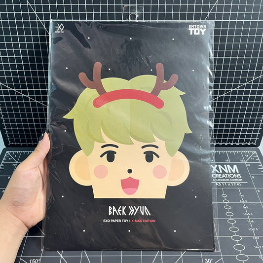 EXO X-Mas Edition SMTOWN Coex Artium Official Merchandise - Baekhyun Paper Toy