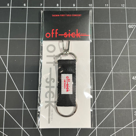 Taemin The First Solo Concert OFF SICK <ON TRACK> Official Keychain Merhandise