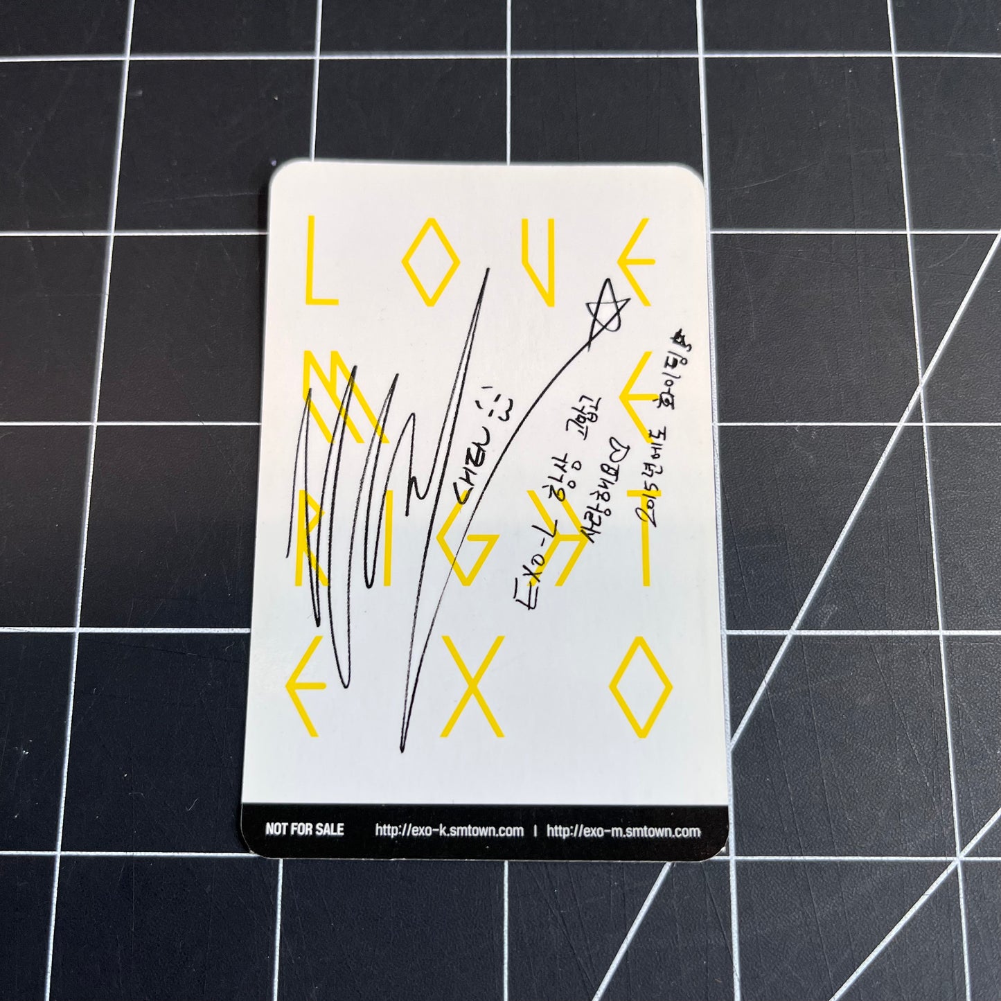 EXO The 2nd Album Love Me Right (Korean Ver.) - Chen Photocard Only