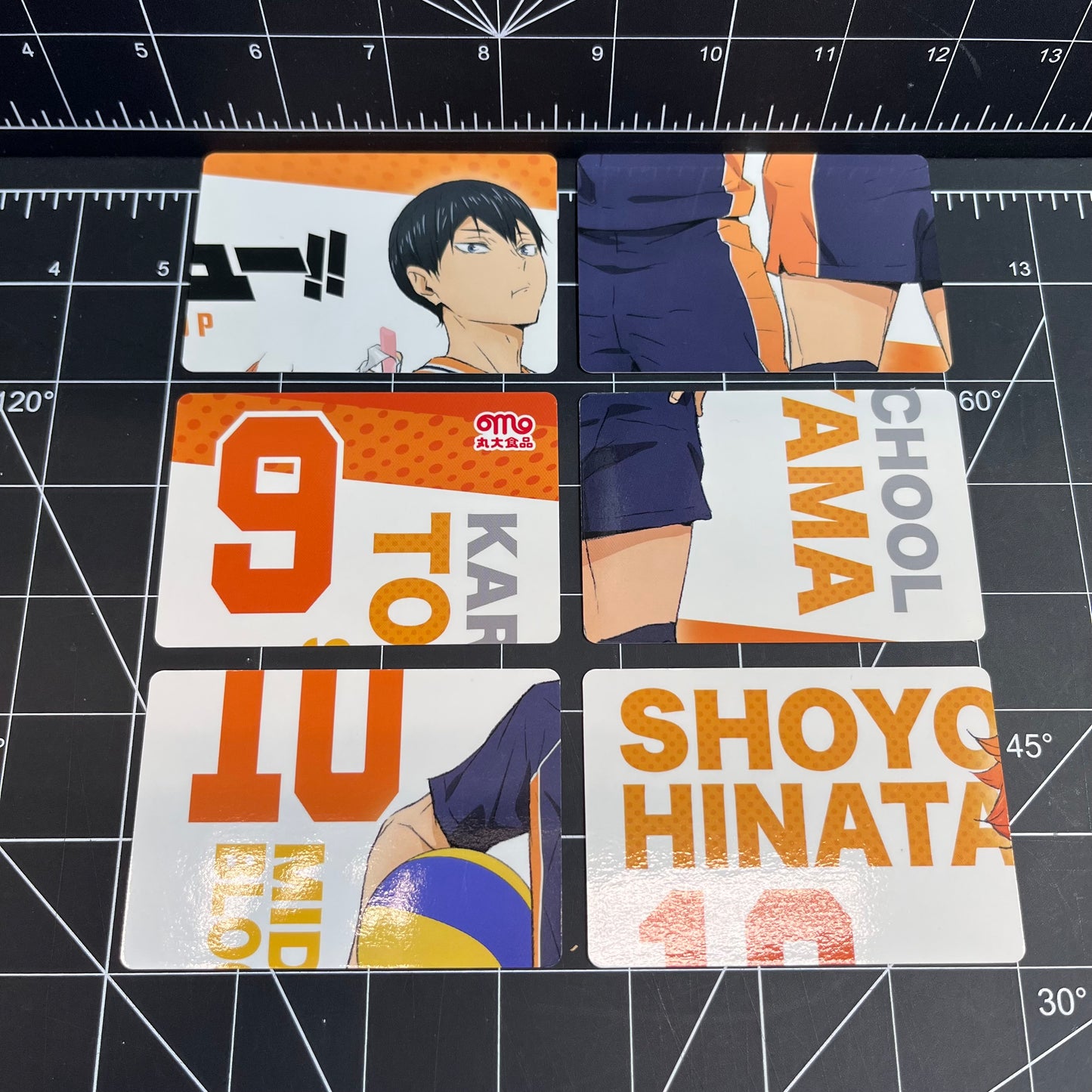 Haikyu!! Japan Anime Scene Trading Cards Karasuno, Nekoma & Inarizaki High