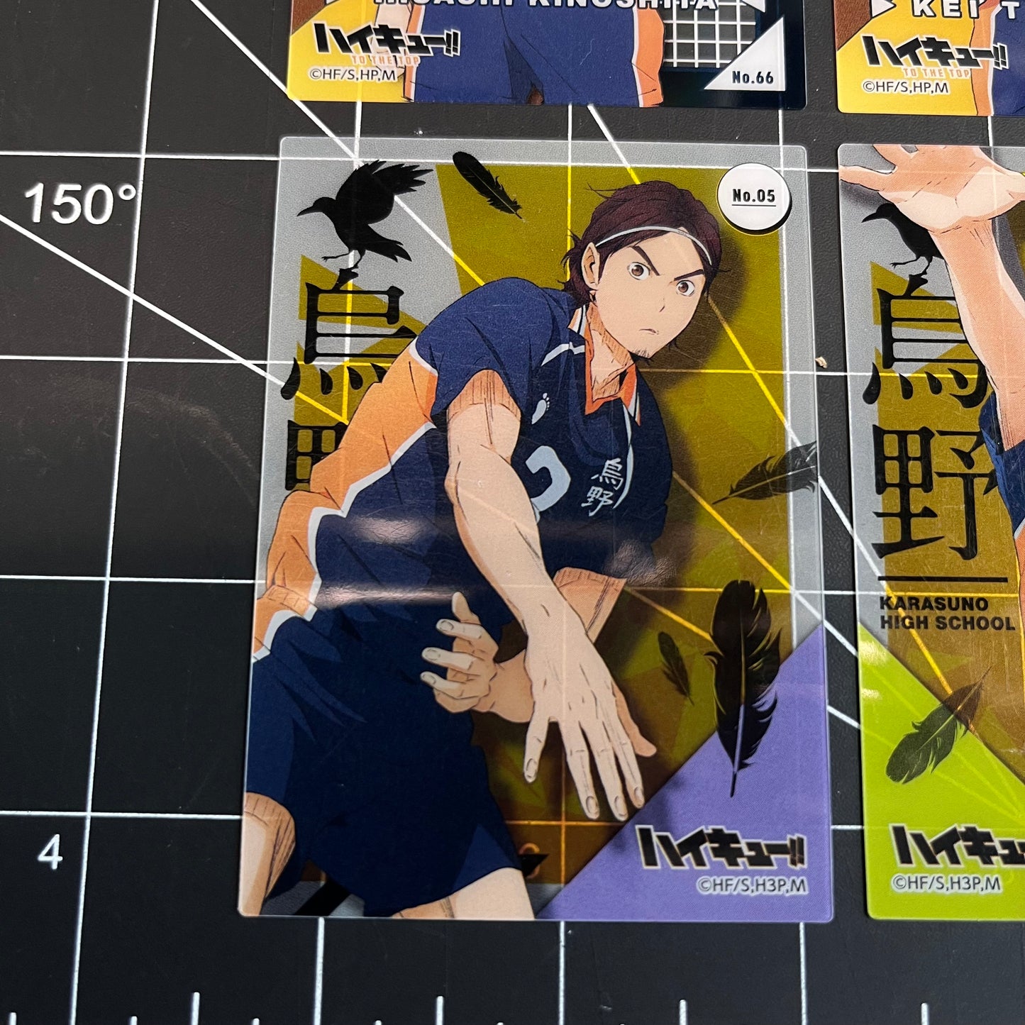 Haikyu!! Japan Clear Trading Cards Karasuno High