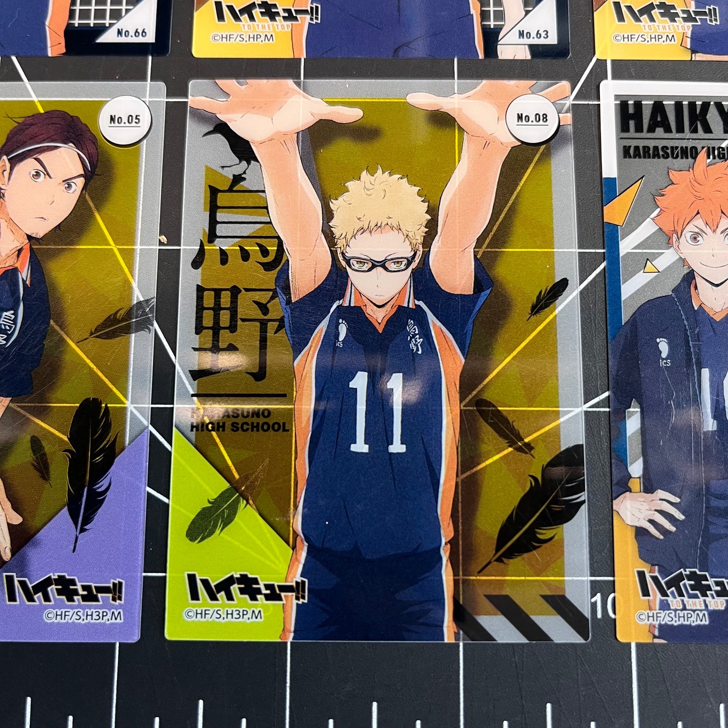 Haikyu!! Japan Clear Trading Cards Karasuno High