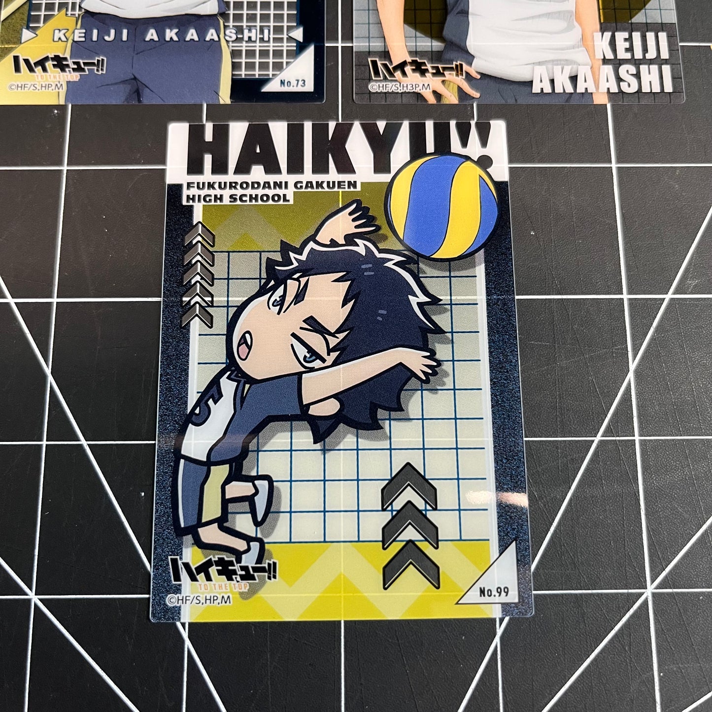 Haikyu!! Japan Clear Trading Cards Fukurōdani Academy Keiji Akaashi