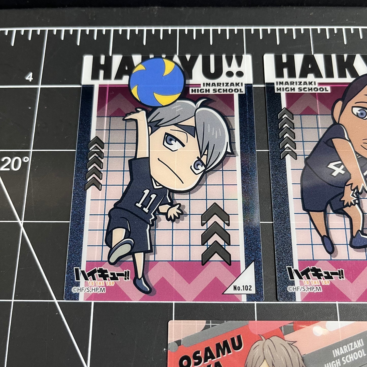 Haikyu!! Japan Clear Trading Cards Inarizaki High