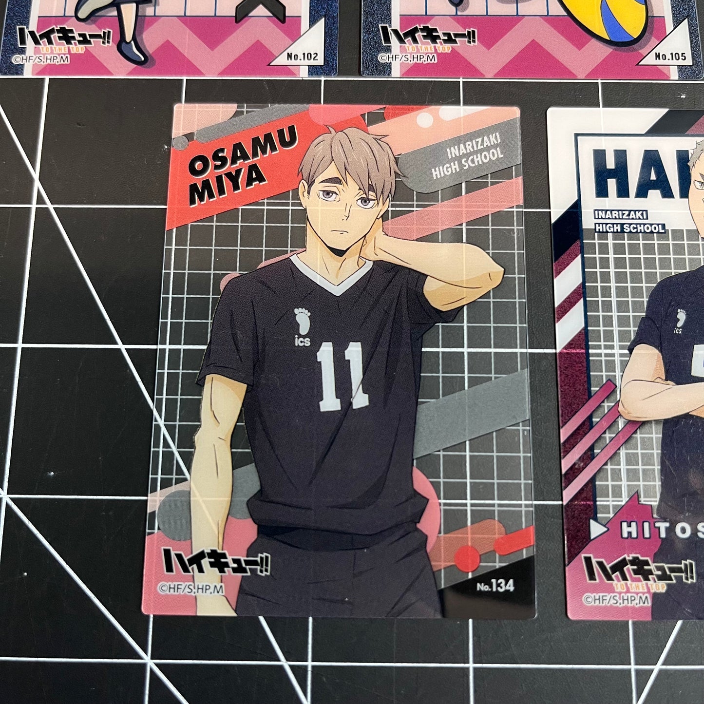 Haikyu!! Japan Clear Trading Cards Inarizaki High