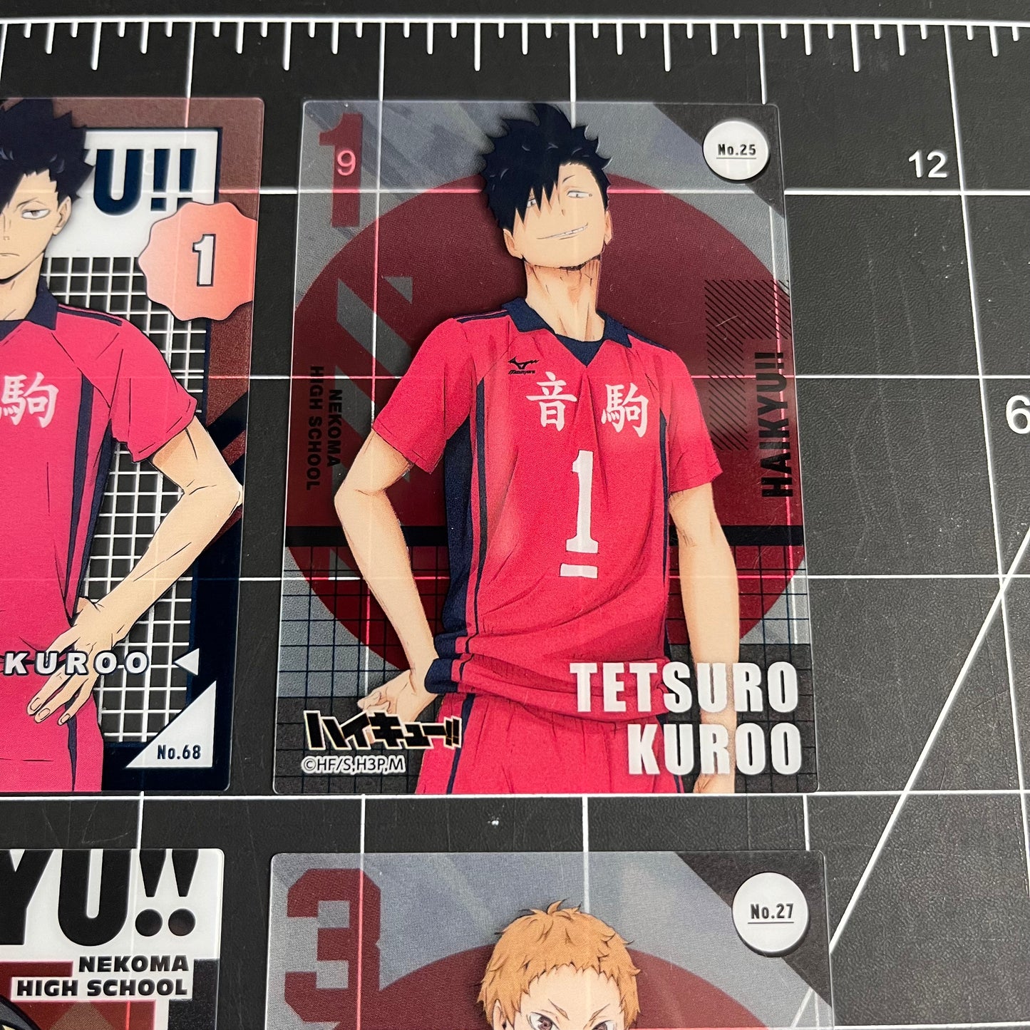 Haikyu!! Japan Clear Trading Cards Nekoma High